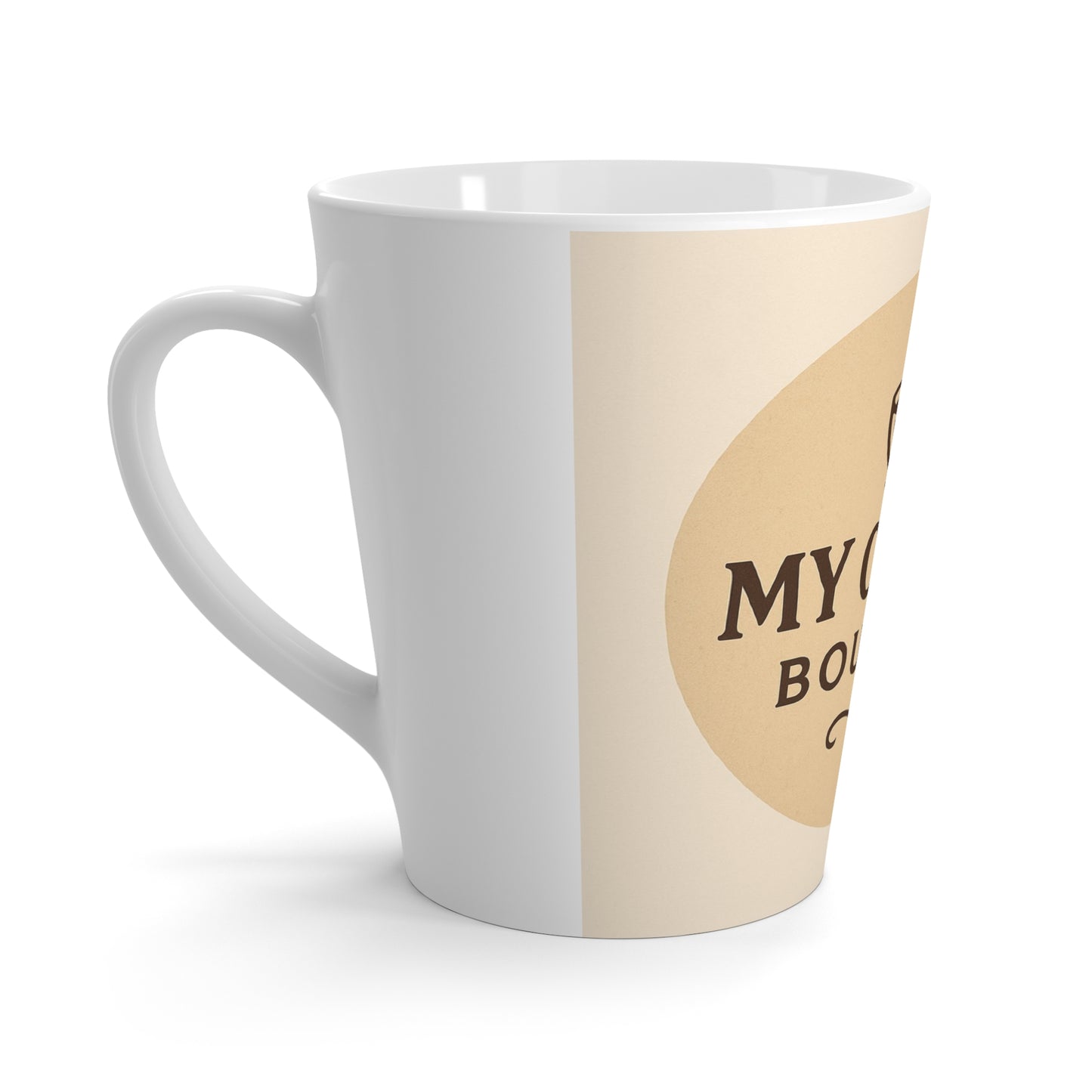 Chic Latte Mug for Coffee Lovers, Unique Gift for Baristas, Perfect for Mother's Day, Cozy Mornings, Kitchen Decor