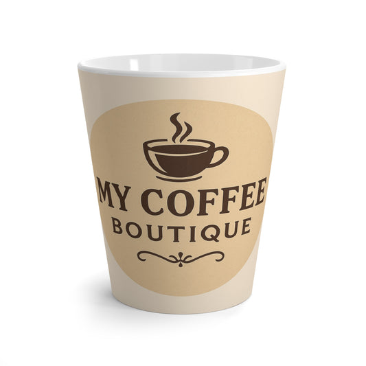 Chic Latte Mug for Coffee Lovers, Unique Gift for Baristas, Perfect for Mother's Day, Cozy Mornings, Kitchen Decor